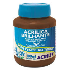 Tinta Acrílica 100ML - Marrom ACRILEX