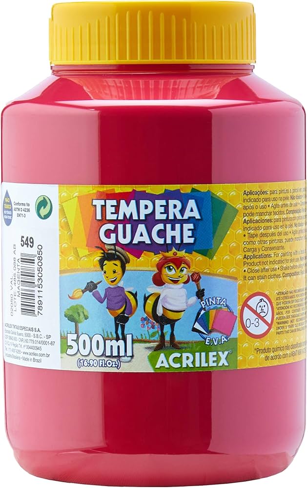 POTE DE GUACHE 500ML MAGENTA ACRILEX