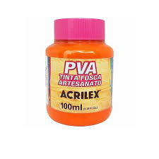 Tinta Acrílica 100ML - Laranja ACRILEX