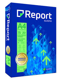 PAPEL SULFITE VERDE A4 500FL REPORT