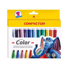 CANETINHA HIDROGRAFICA COMPACTOR COLOR C/12