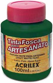 Tinta Acrílica 100ML - Verde Musgo ACRILEX