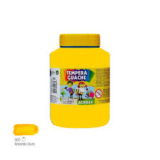 Pote de Guache 500ML  AMARELO OURO ACRILEX