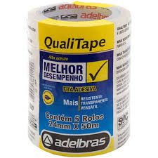 DUREX TRANP. 24X50 PT/5 ADELBRAS