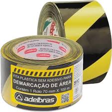 FITA DE DERMACACAO ZEBRADA 70MM X 100 ADELBRAS