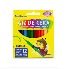 GIZ DE CERA 12CORES 48G ACRILEX