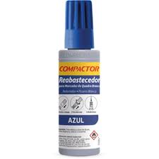 Tinta Para Marcador de Quadro Branco - Azul 30ML COMPACTOR