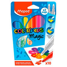 CANETINHA HIDROGRAFICA COLOR PEPS MAGIC C/12 MAPED