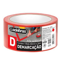 FITA DE DERMACACAO VERMELHA 48MM X 14M ADELBRAS